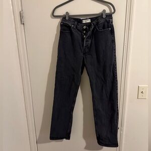 A&F High Rise Dad Jeans - Black - Sz 29 (8 regular)